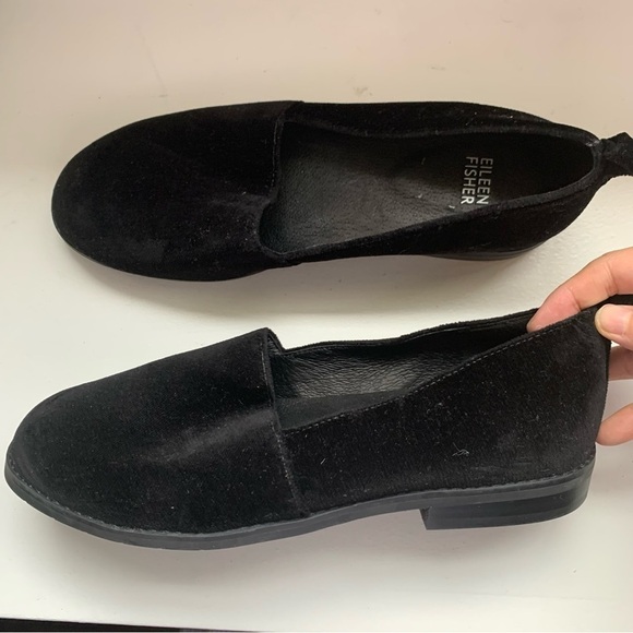 Eileen Fisher Velvet Demi Flats Loafer Sz 7.5M - Picture 3 of 6